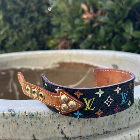 Louis Vuitton x Takahashi Murakami Multicolor Monogram Tedaforce Bracelet - Picture 13 of 13